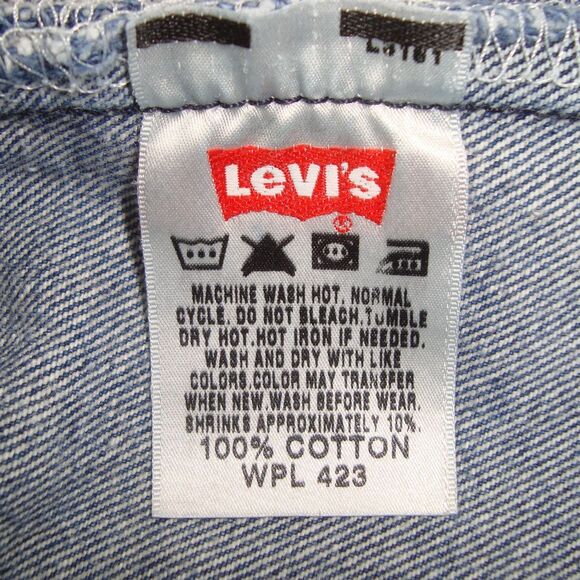 Levis 501XX STF Red Tab Jeans Mens Tag Size 40x36(32) Y2K Made in Mexico - Picture 15 of 16